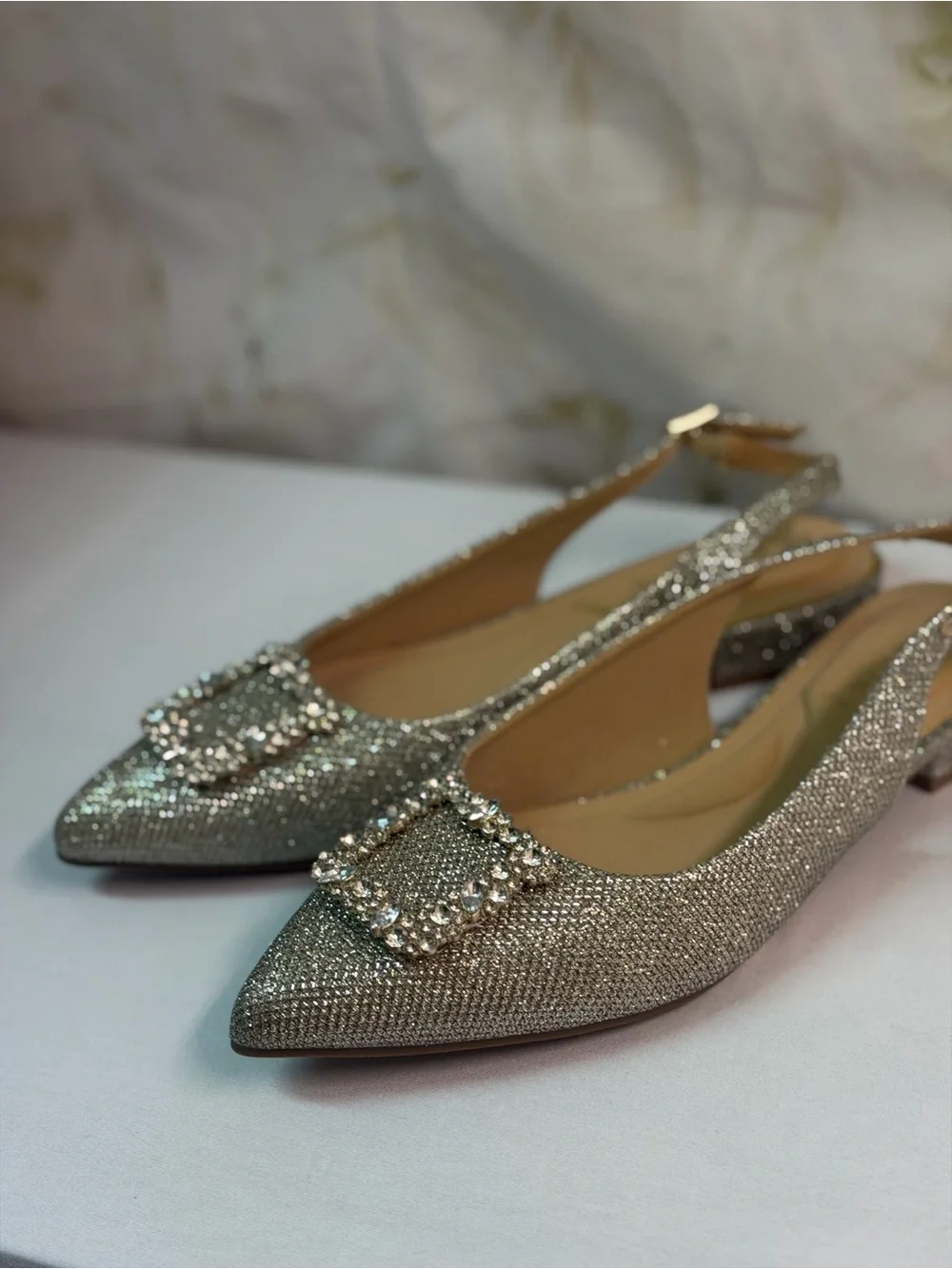 Anne Klein sparkling pointed